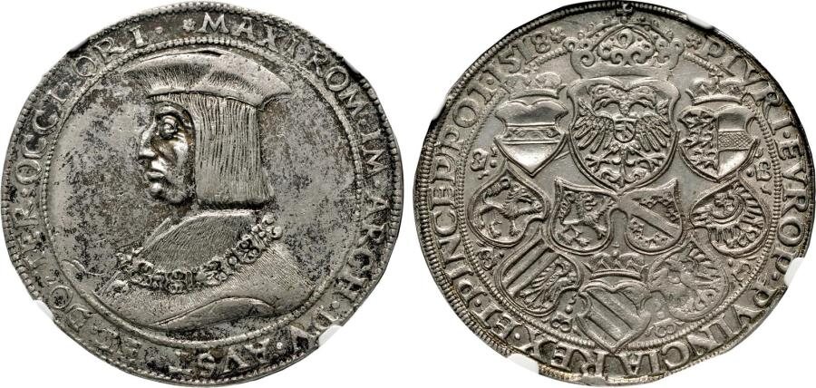 Selected coin of Maximilian I (1508-1519)