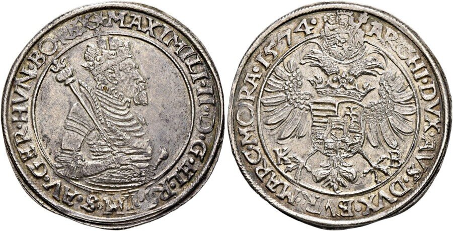 Selected coin of Maximilian II (1564-1576)